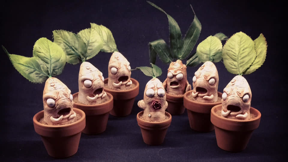 Figurines de mandragore en résine par Mickey Artworld